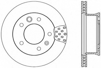 OPEN PARTS bda170620 -  Тормозной диск